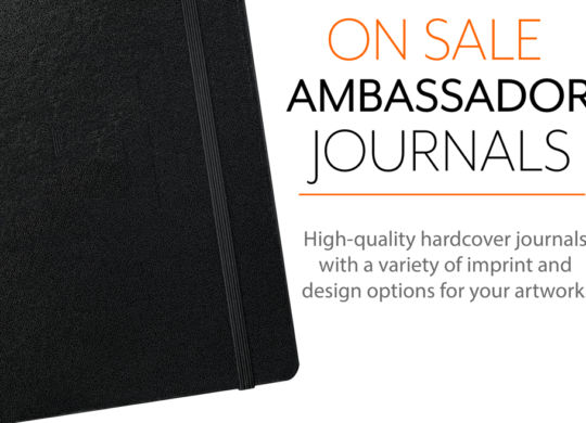 Ambassador Bound JournalBooks are now on sale at Corporate Disk Company