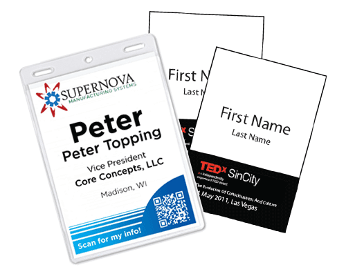 Event Badges and Nametags by Corporate Disk Company