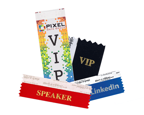 Event Badge Ribbons by Corporate Disk Company