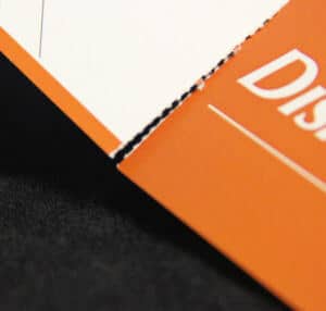 Perforated Edge Print Finishing by Corporate Disk Company