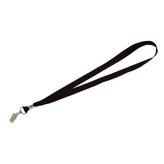 Black Stock Lanyard Example #1 by Corporate Disk Company